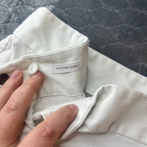 LOFT The Riviera Short White Cotton Stretch Chino Shorts Womens Size 12 495530 - Picture 3 of 8
